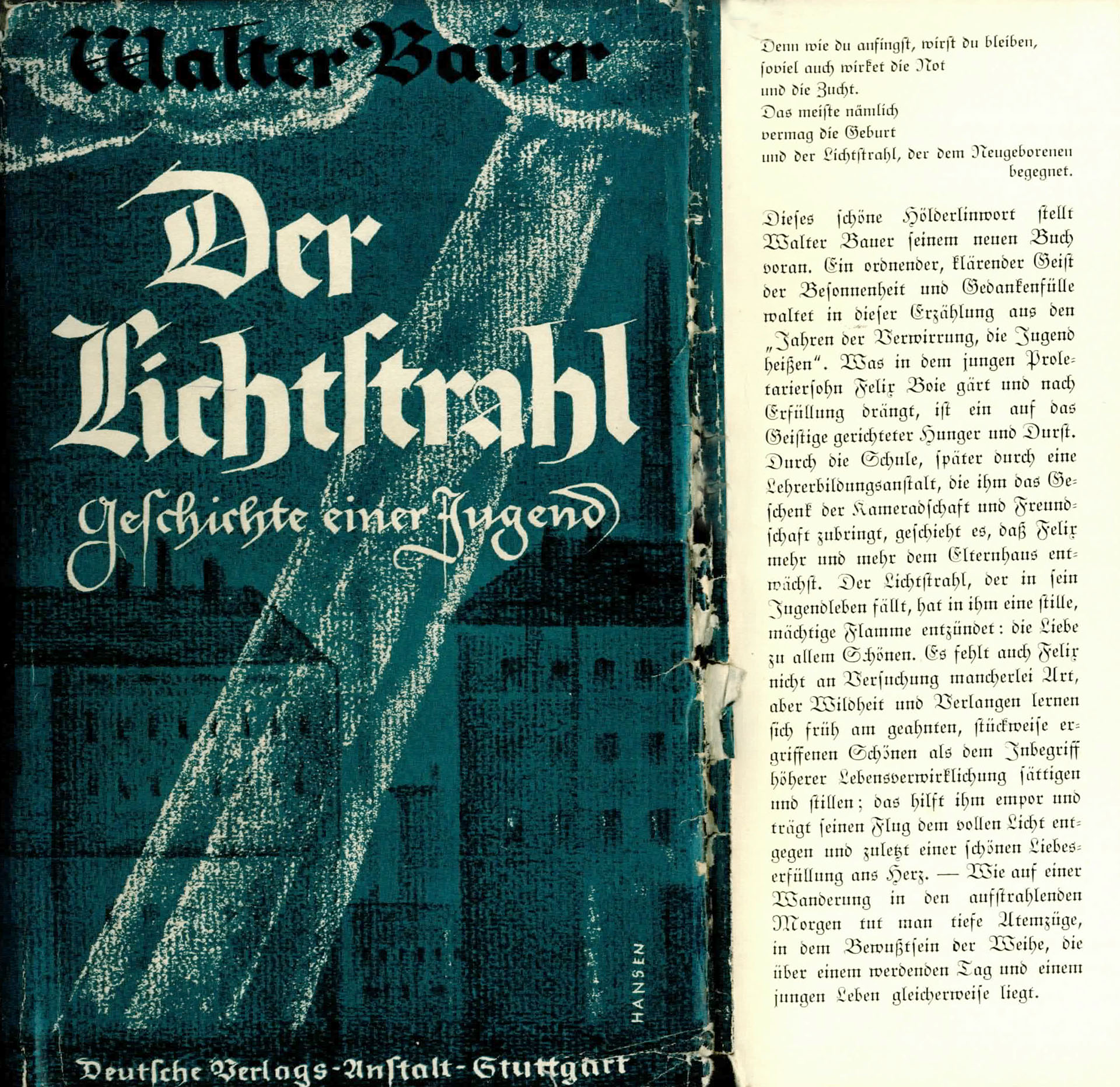 Der Lichtstrahl - Bauer, Walter